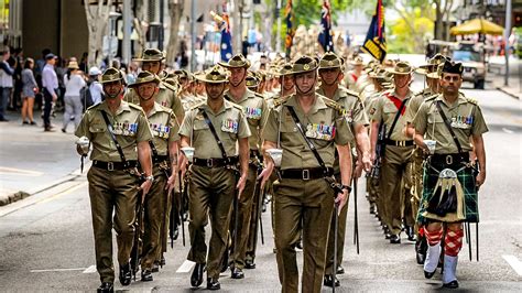 the first anzac day parade in brisbane